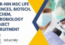 ICMR-NIN MSc Life Sciences, Biotech, Biochem, Microbiology Project Recruitment ICMR-NIN MSc Life Sciences