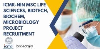ICMR-NIN MSc Life Sciences