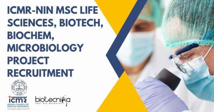 ICMR-NIN MSc Life Sciences