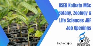 IISER Kolkata MSc Botany