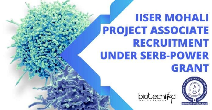 IISER Mohali Project Associate