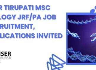 IISER Tirupati MSc Biology
