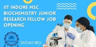 IIT Indore MSc Biochemistry