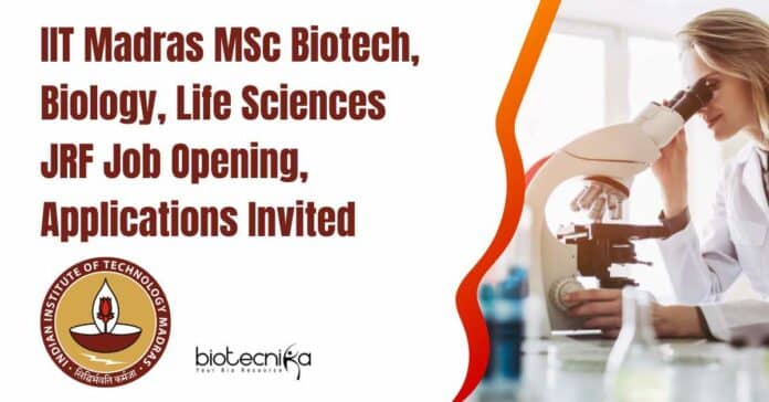 IIT Madras MSc Biotech