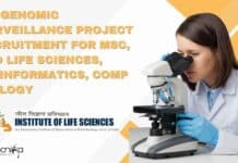 ILS Genomic Surveillance Project Recruitment For MSc, PhD Life Sciences, Bioinformatics, Comp Biology ILS Bioinformatics Project Job