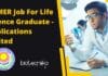 JIPMER Job For Life Science Graduate – Applications Invited JIPMER Job For Life Science Graduate