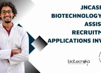 JNCASR BSc Biotechnology R&D
