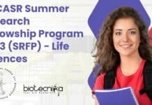 JNCASR Summer Research Fellowship Program 2023 (SRFP) With Rs. 10,000 pm Monthly Stipend – Life Sciences Apply JNCASR Summer Research Fellowship 2023 Program (SRFP) - Life Sciences