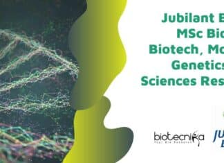 Jubilant Biosys MSc Biology