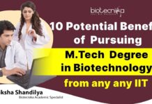 10 Potential Benefits of Pursuing MTech Biotech From IITs Benefits of MTech Biotech From IIT's