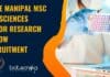 MAHE Manipal Research Vacancy