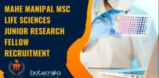 MAHE Manipal Research Vacancy