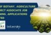 MSSRF Botany, Agriculture Project Associate Job Opening, Applications Invited MSSRF Botany