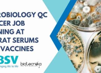 MSc Microbiology QC Officer