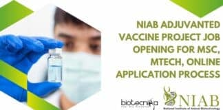 NIAB Project Vacancy SRF