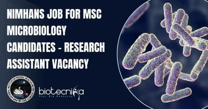 NIMHANS Job For MSc