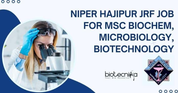 NIPER Hajipur JRF Job