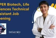 NIPER Technical Assistant Job