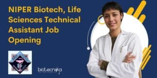 NIPER Technical Assistant Job