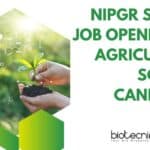 NIPGR Bioinformatics SRF