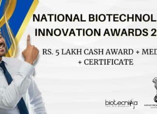 National Biotechnology Innovation Awards-2023