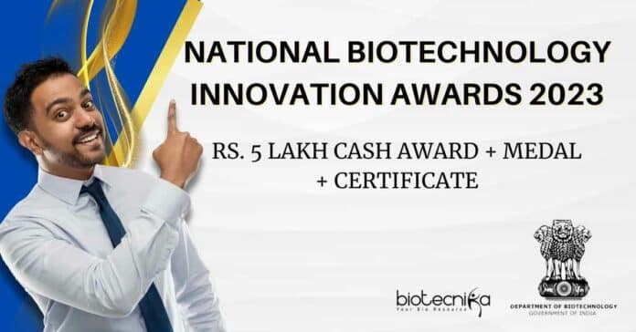 National Biotechnology Innovation Awards-2023
