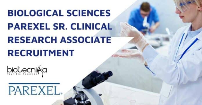 Parexel Biological Sciences Job