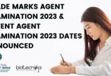 Patent & Trade Marks Agent Examination 2023 Dates