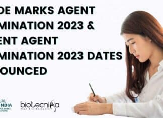 Patent & Trade Marks Agent Examination 2023 Dates