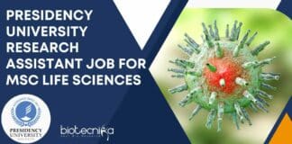 Presidency University Research Assistant