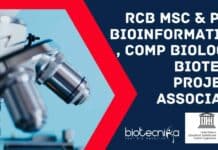 RCB MSc & PhD Bioinformatics, Comp Biology, Biotech Project Associate RCB Bioinformatics