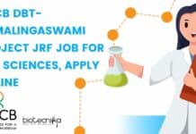 RGCB DBT-Ramalingaswami Project JRF Job For Life Sciences, Apply Online RGCB Project Vacancy 2023