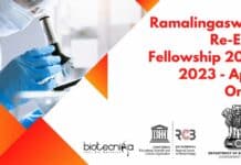 Ramalingaswami Re-Entry Fellowship 2022-2023 – Apply Online Ramalingaswami Re-Entry Fellowship 2022-2023