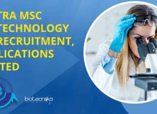 SASTRA MSc Biotechnology JRF