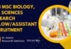 SJRI MSc Biology, Life Sciences Research Fellow/Assistant Recruitment SJRI MSc Biology