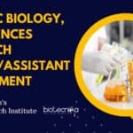 SJRI MSc Biology, Life Sciences Research Fellow/Assistant Recruitment SJRI MSc Biology