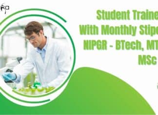 Student Trainee Job With Monthly
