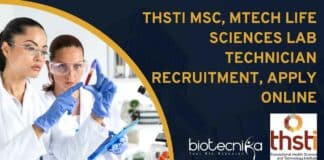 THSTI Lab Tech Job