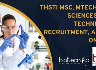 THSTI Lab Tech Job