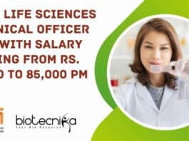 THSTI Life Sciences Technical Officer