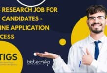 TIGS Research Job