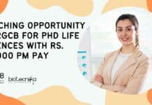 Teaching Opportunity at RGCB