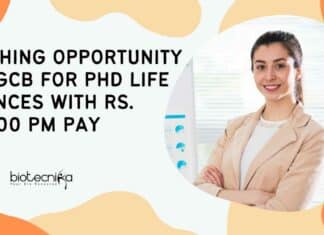 Teaching Opportunity at RGCB