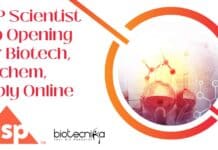 USP Scientist Job Opening For Biotech, Biochem, Apply Online USP Scientist Job Opening