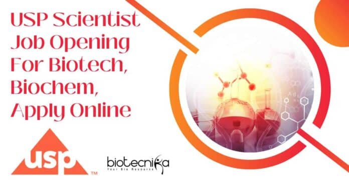 USP Scientist Job Opening