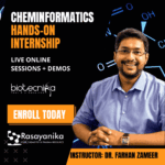 Cheminformatics Hands-on Internship - LIVE Online Sessions + Demos