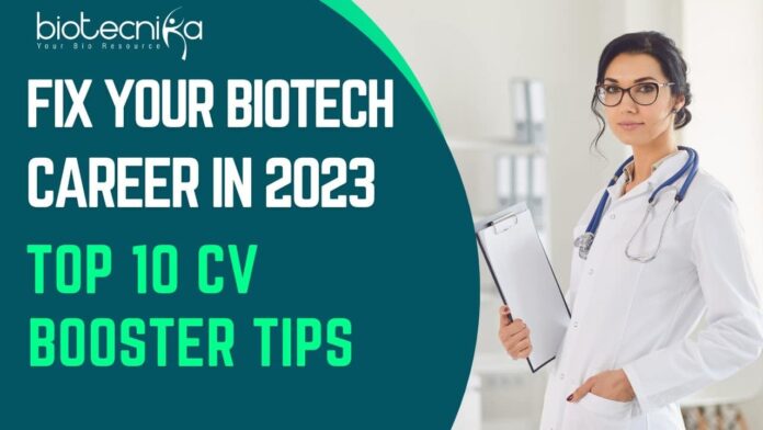 CV Writing Tips Freshers - Biotech & Life Sciences CV Writing