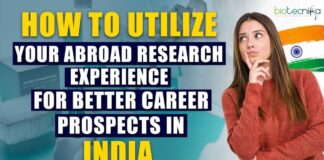 Career Prospects in India Post Abroad Research