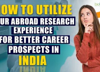 Career Prospects in India Post Abroad Research