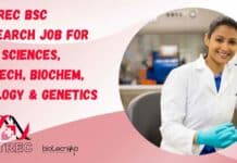 ACTREC BSc Research Job For Life Sciences, Biotech, Biochem, Zoology & Genetics ACTREC BSc Research Job